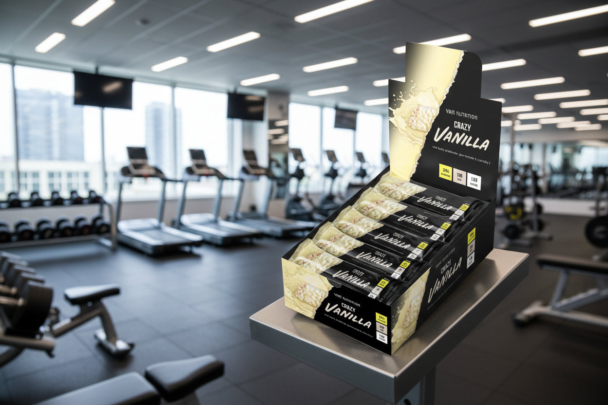 Boites de 18 Barres Protéinées Crazy 44g Yam Nutrition
