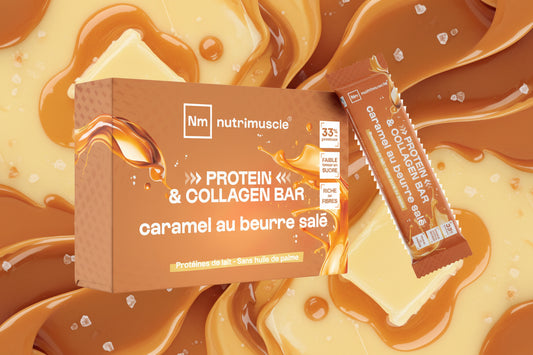 Barres Protéinées & Collagène 40g Nutrimuscle