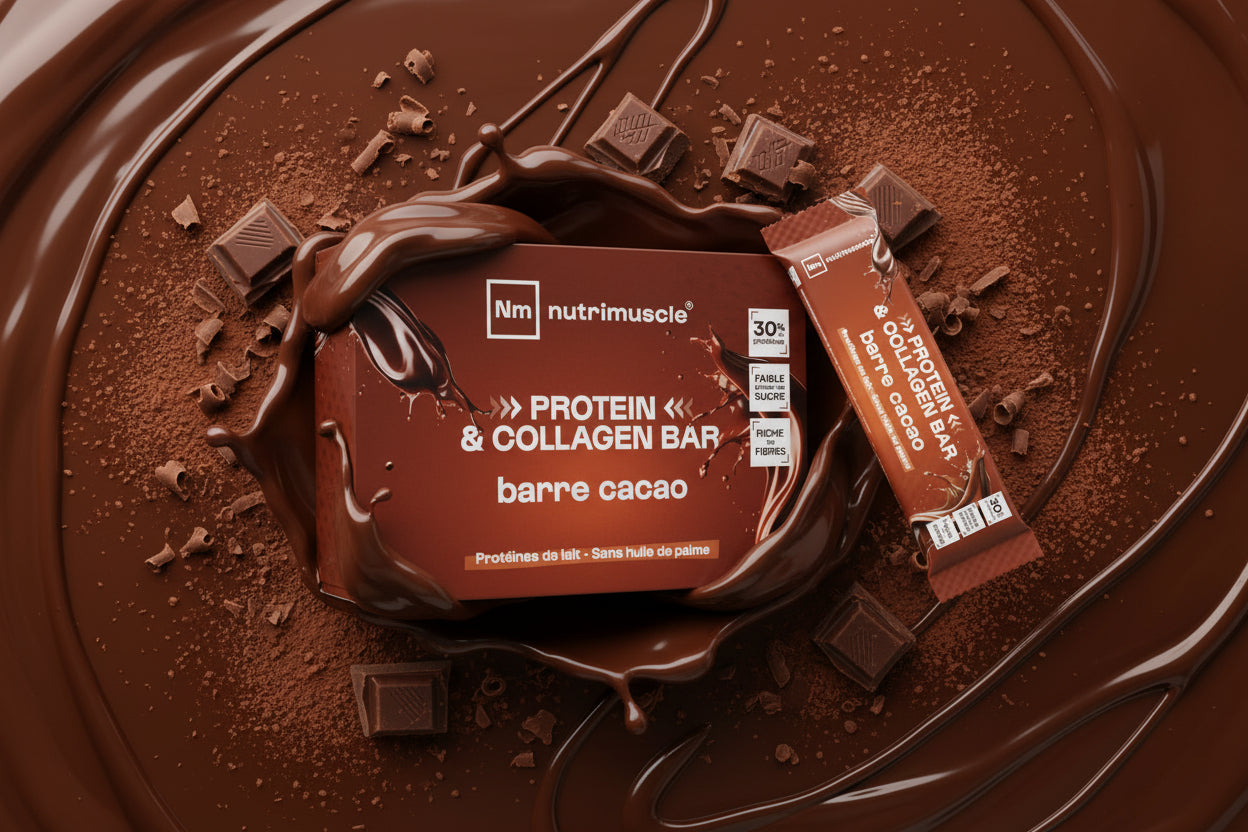 Barres Protéinées & Collagène 40g Nutrimuscle