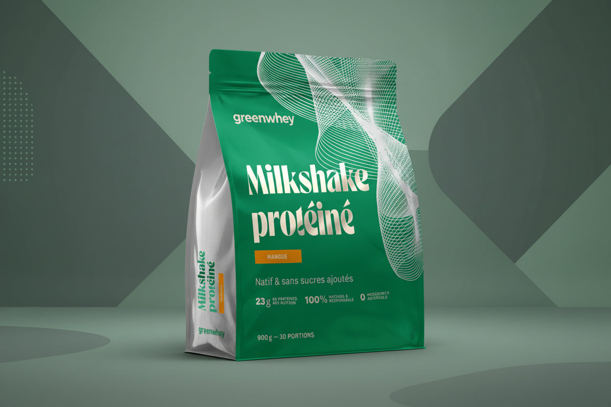 Milkshake protéiné 900g Greenwhey
