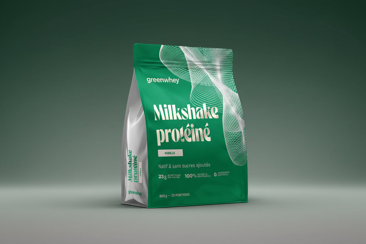 Milkshake protéiné 900g Greenwhey