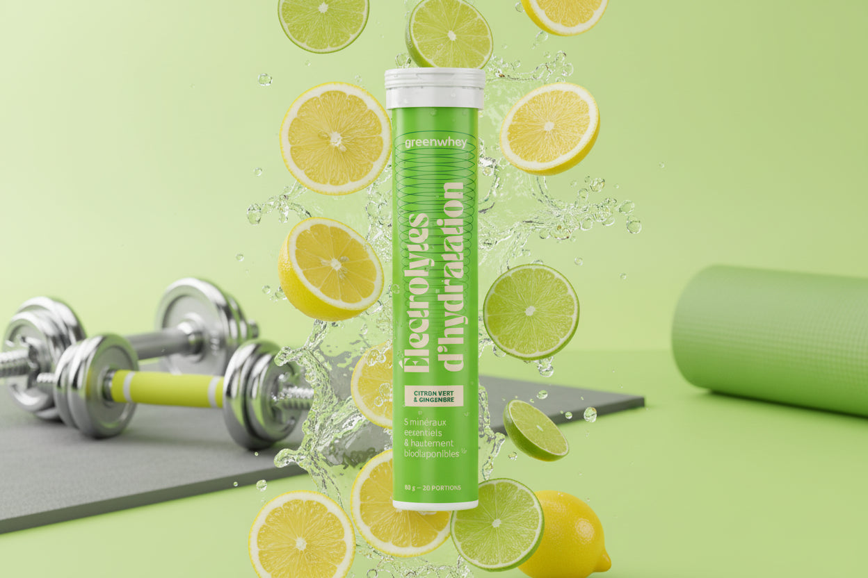 Électrolytes D'Hydratation 20 pastilles GreenWhey