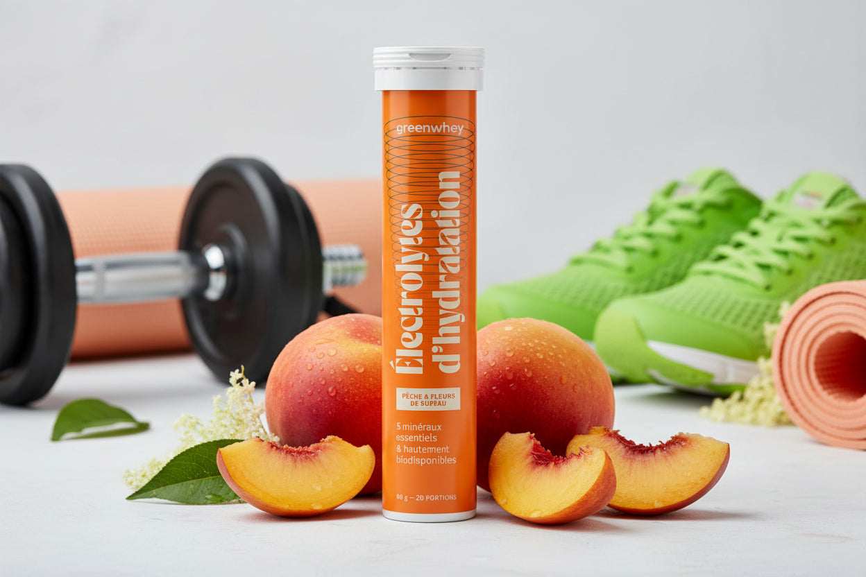 Électrolytes D'Hydratation 20 pastilles GreenWhey